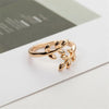 Olive Grove Leaf Ring