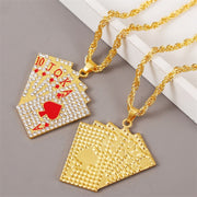 Playing Cards Pendants Necklaces