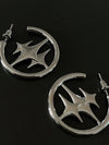 Korean Fashion Star Cross Earrings