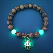 Glow In The Dark Natural Stone Bracelet